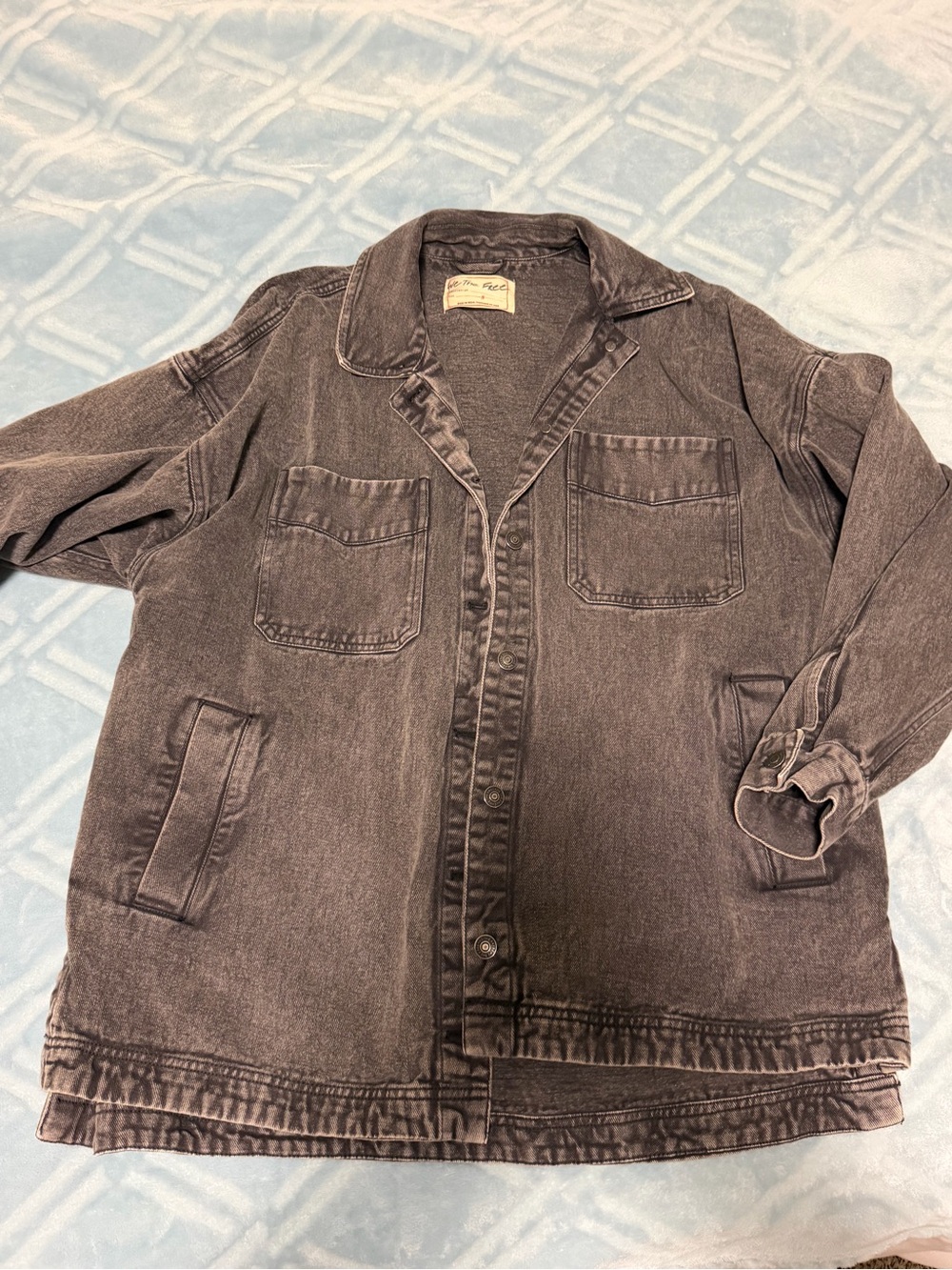 We The Free Washed Black Jean Jacket